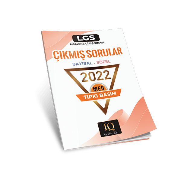 IQ Yayınları 8. Sınıf LGS 2024 Sayısal Sözel Çıkmış Sorular Tıpkı Basım