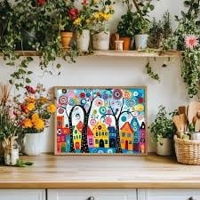 KS Games Candy Tree Town Adult Puzzle 500 Parça 34x48 cm
