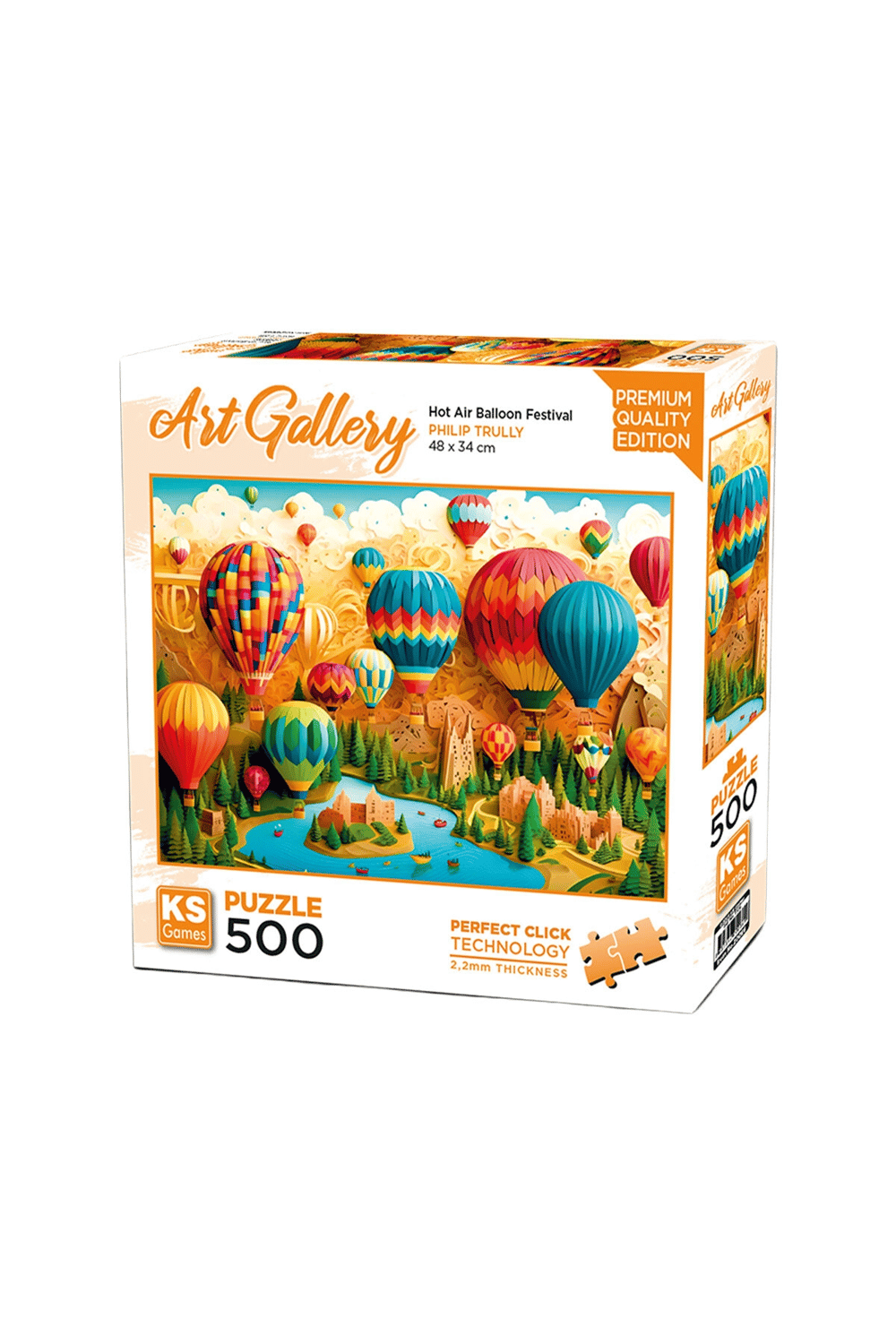 KS Games Hot Air Balloon Festival Adult Puzzle 500 Parça 34x48 cm