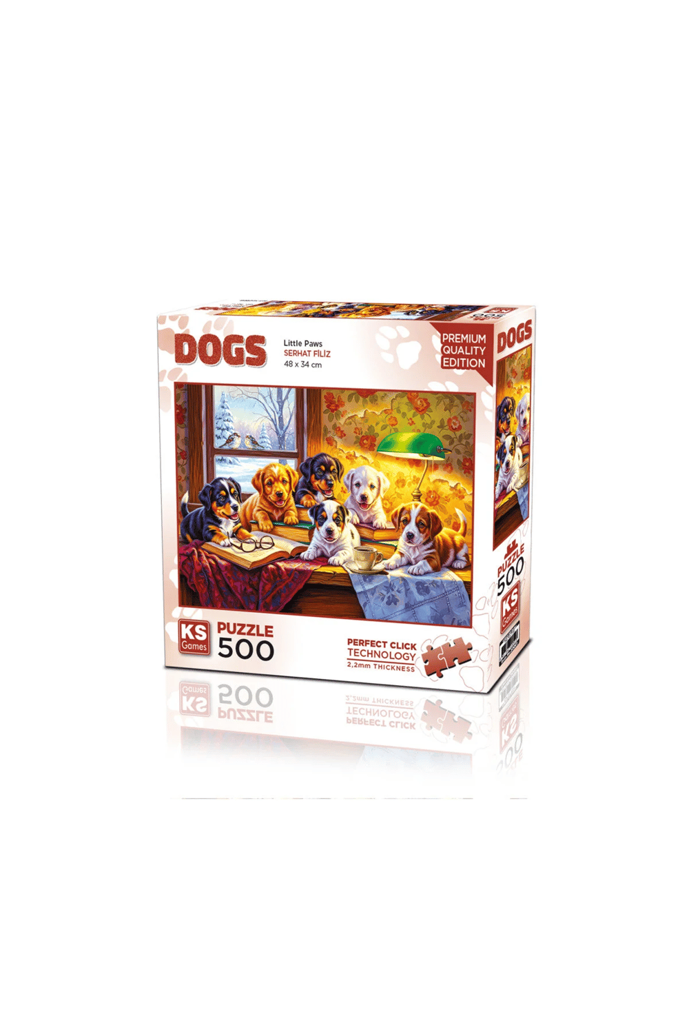 KS Games Little Paws Adult Puzzle 500 Parça 34x48 cm