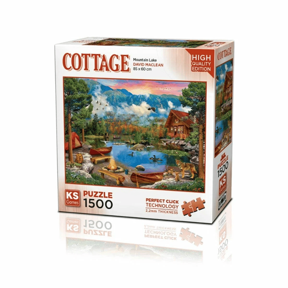 KS Games Mountain Lake Adult Puzzle 1500 Parça 85x60 cm