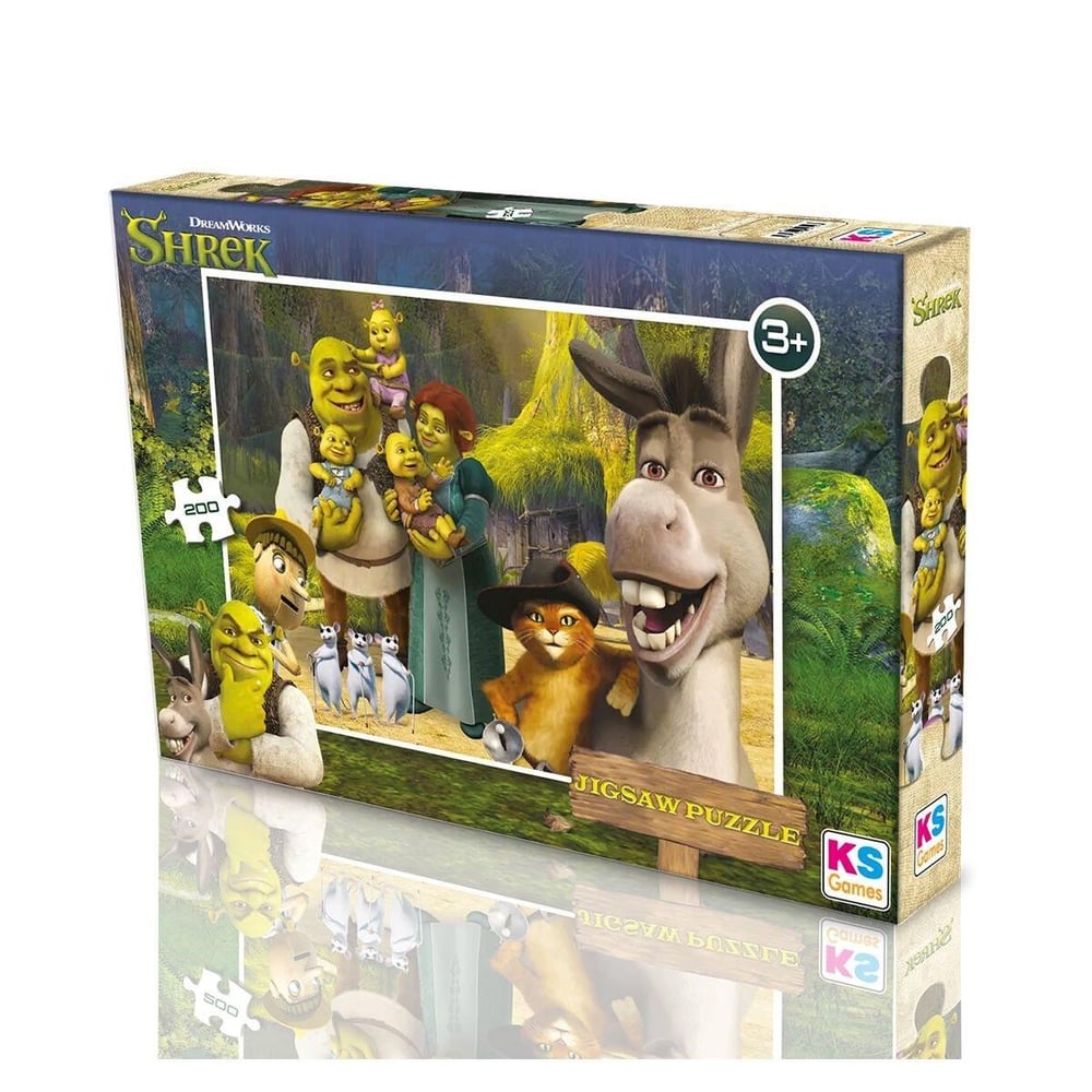 KS Games Shrek Child Puzzle 200 Parça 34x48 cm