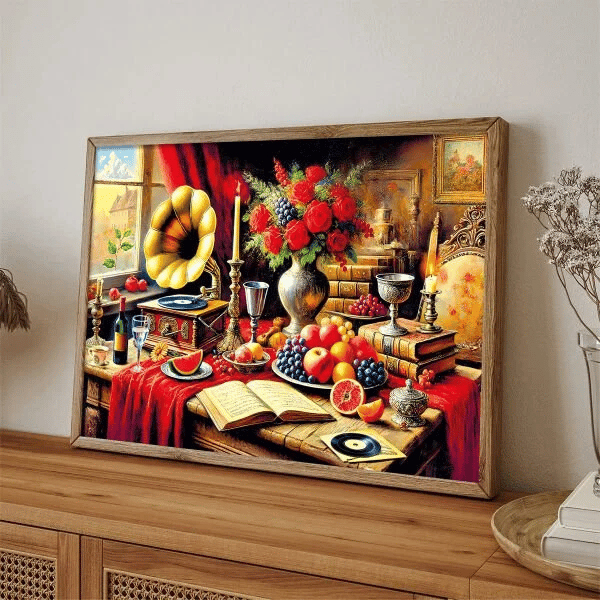 KS Games Silent Melody on a Baroque Table Adult Puzzle 1000 Parça 48x68 cm