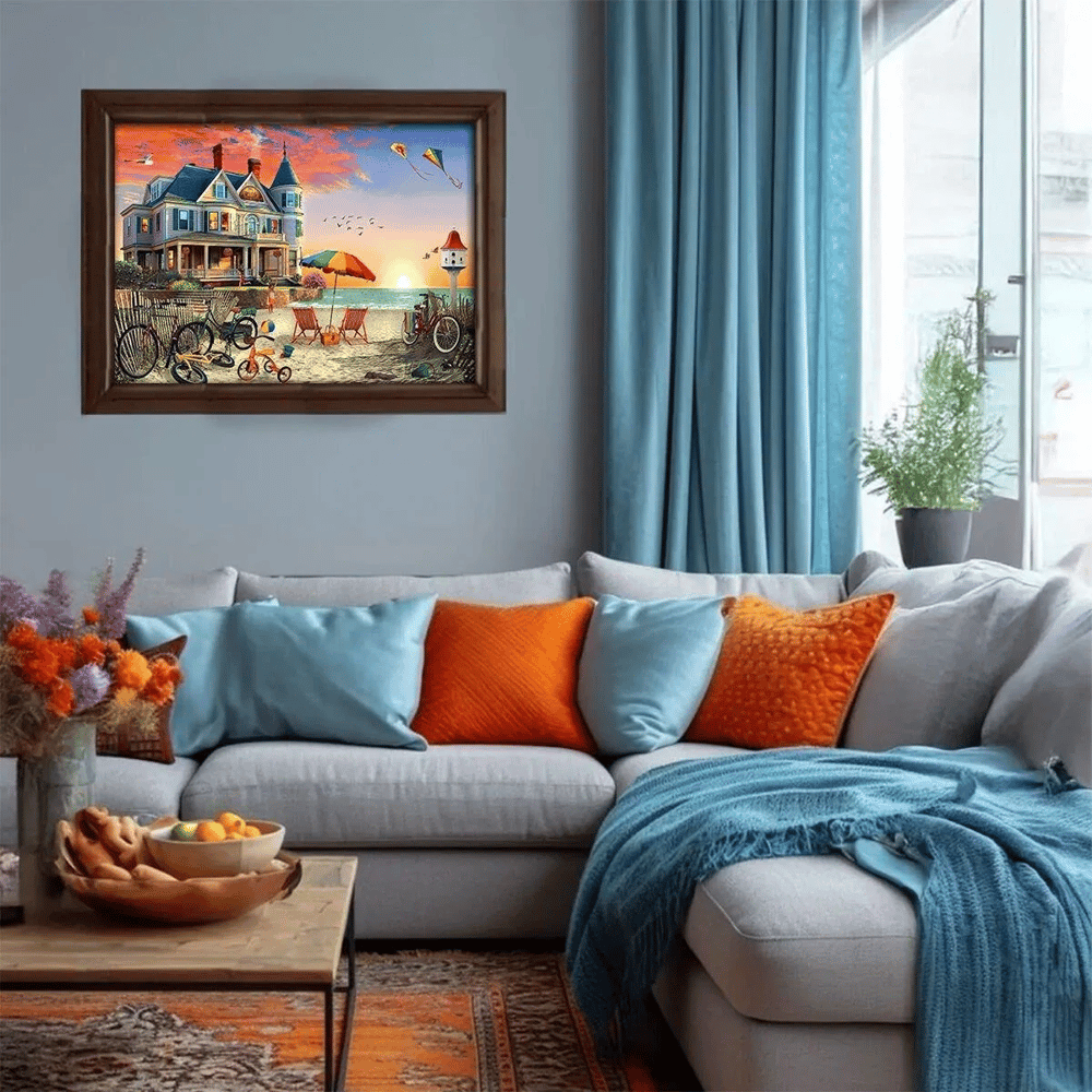 KS Games Summer House Adult Puzzle 1500 Parça 85x60 cm