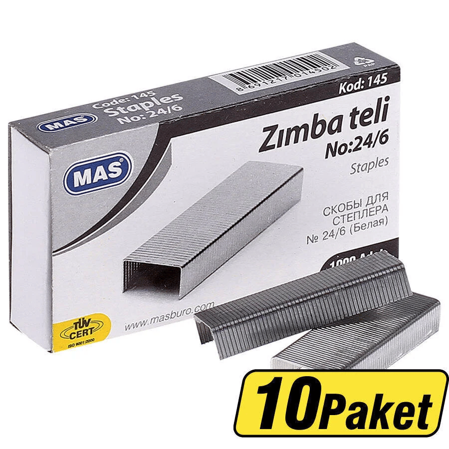 MAS Zımba Teli No:24/6 Staples