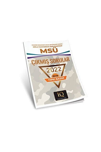 MSÜ 2022 Çıkmış Sorular Tıpkı Basım - IQ Yayınları