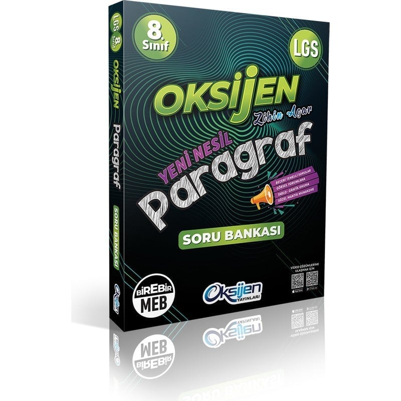 Oksijen Yayınları 8. Sınıf Paragraf Soru Bankası