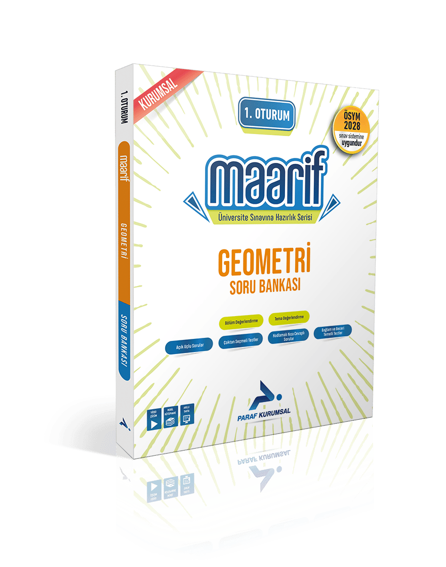 Paraf Yayınları 1. Oturum Maarif Geometri Soru Bankası