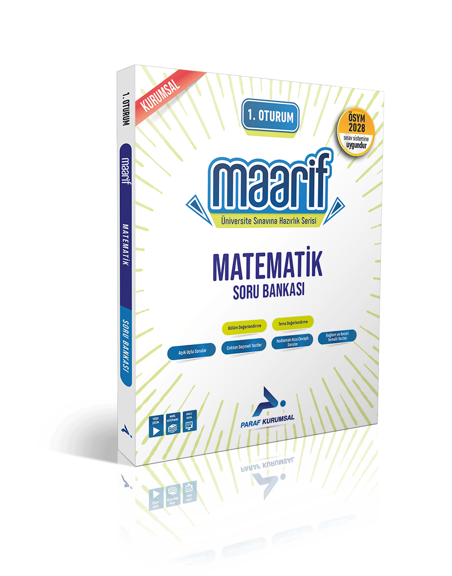 Paraf Yayınları 1. Oturum Maarif Matematik Soru Bankası