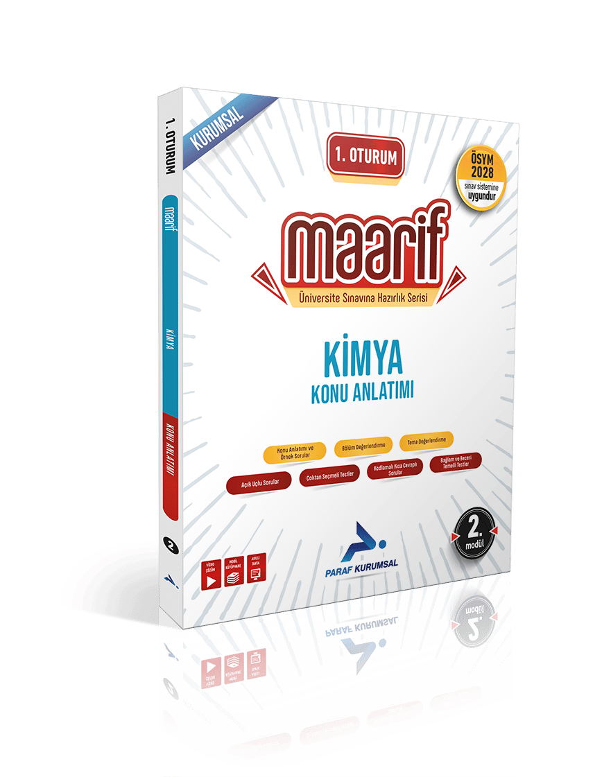 Paraf Yayınları 1. Oturum Maarif Kimya Konu Anlatımı 2. Modül