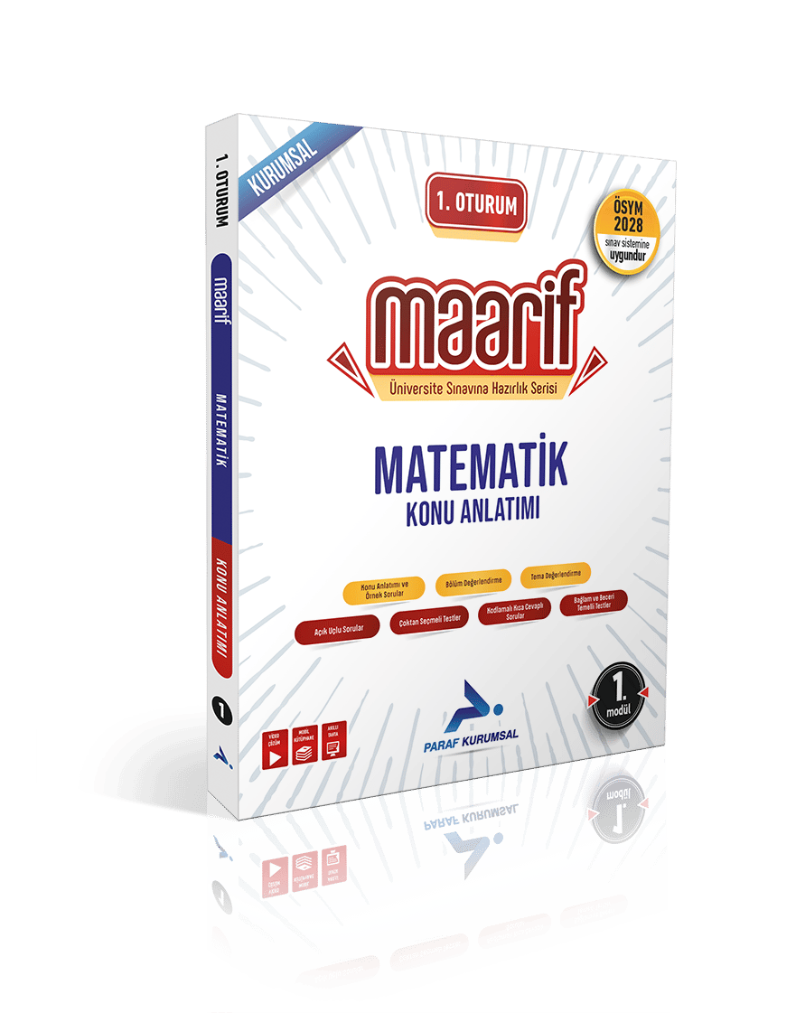 Paraf Yayınları 1. Oturum Maarif Matematik Konu Anlatımı 1. Modül