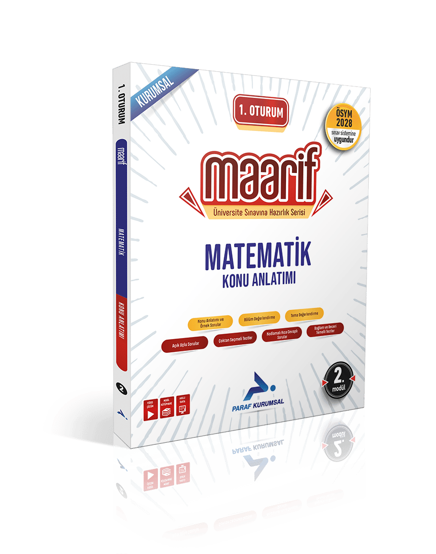 Paraf Yayınları 1. Oturum Maarif Matematik Konu Anlatımı 2. Modül