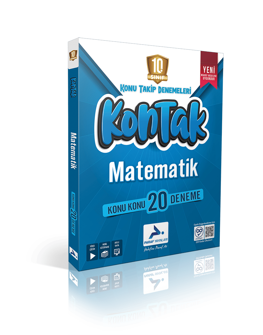 Paraf Yayınları 10. Sınıf Matematik Kontak Konu Takip Denemeleri