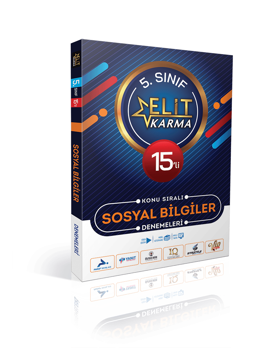 Paraf Yayınları 5. Sınıf Elit Karma 15'li Konu Sıralı Sosyal Bilgiler Denemeleri