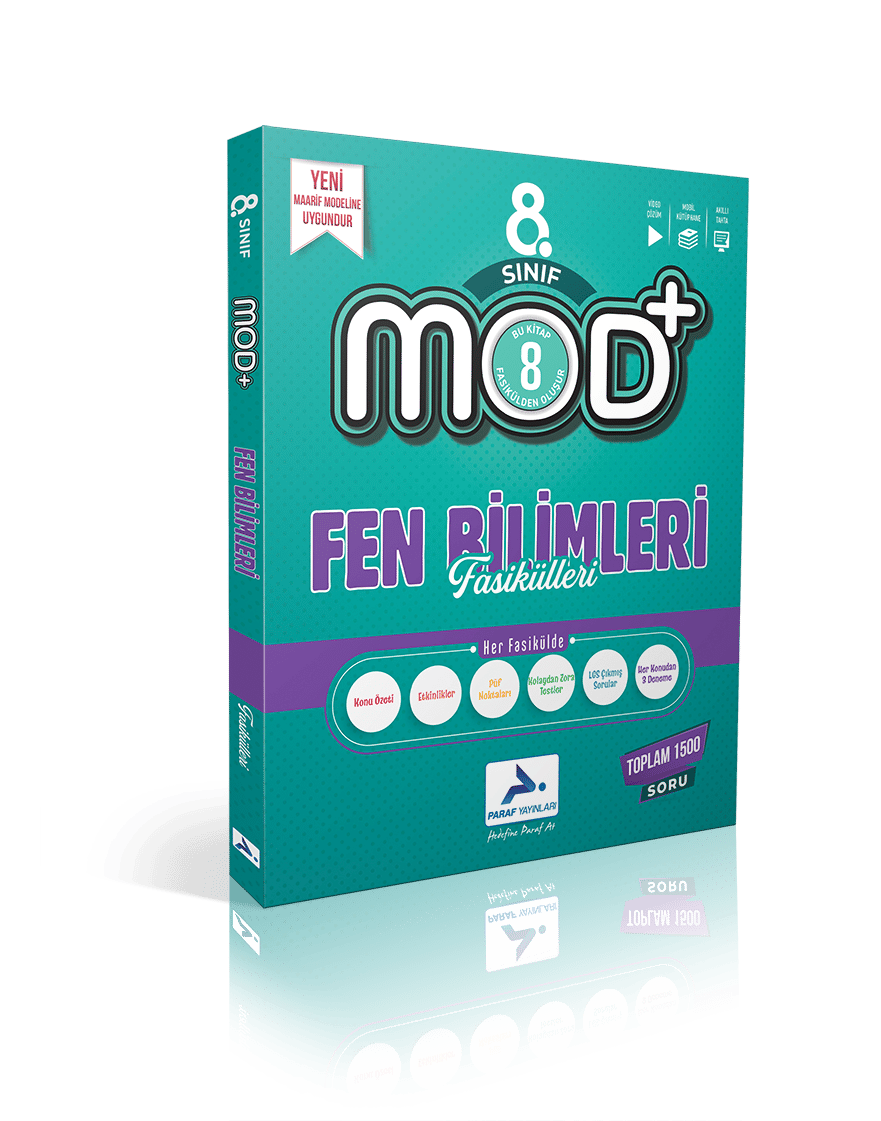Paraf Yayınları 8. Sınıf MOD Fen Bilimleri Anlatım Fasikülleri