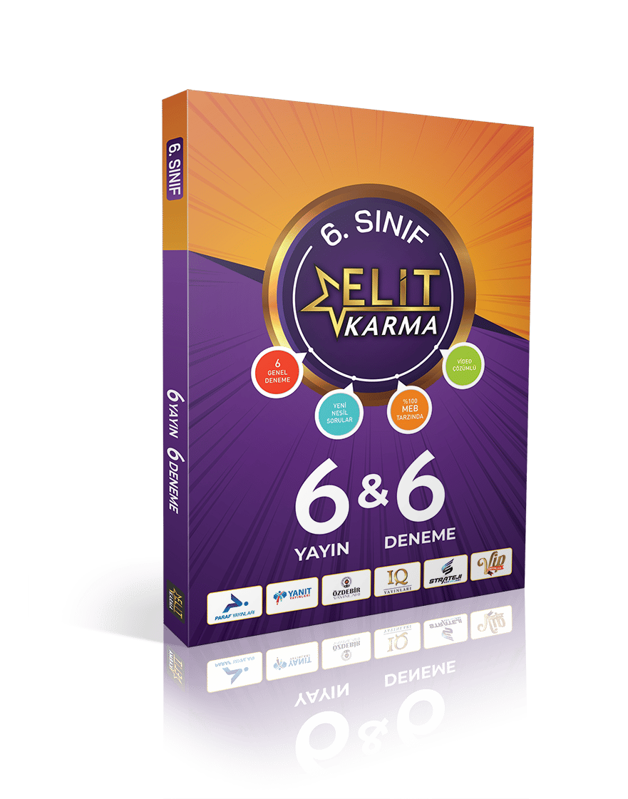 Paraf Yayınları Elit Karma 6. Sınıf 6×6 Fasikül Deneme