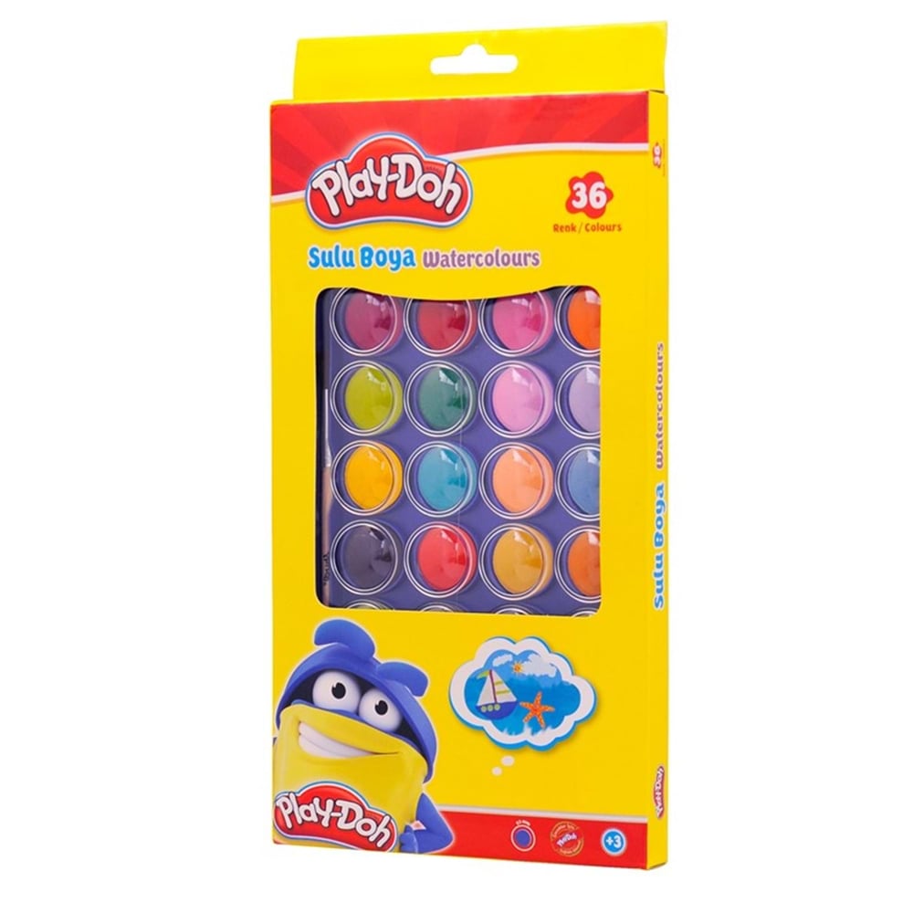 Play-Doh Sulu Boya 36 Renk 23 mm