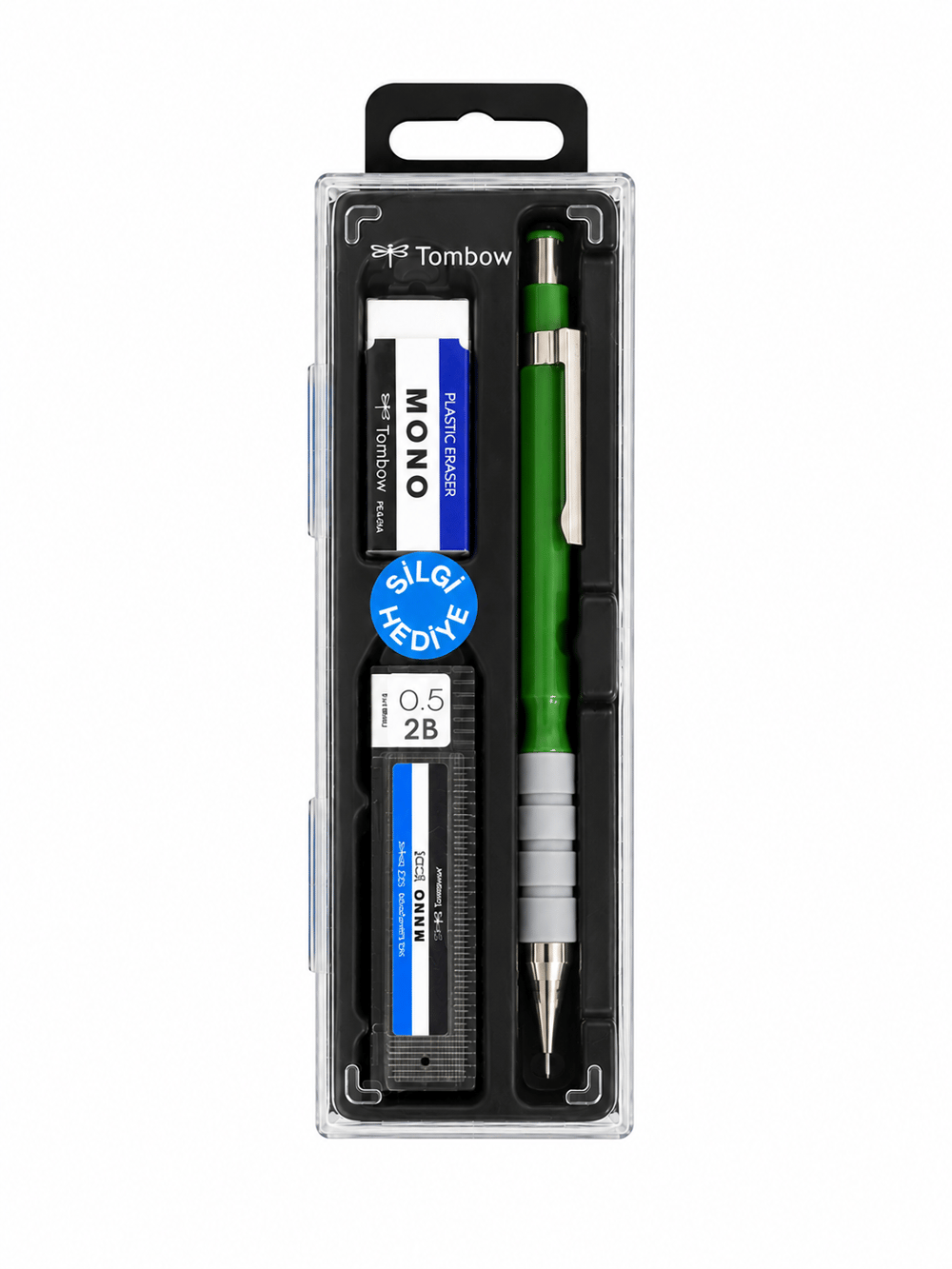Tombow 0.5 mm Koyu Yeşil Uçlu Kalem Seti