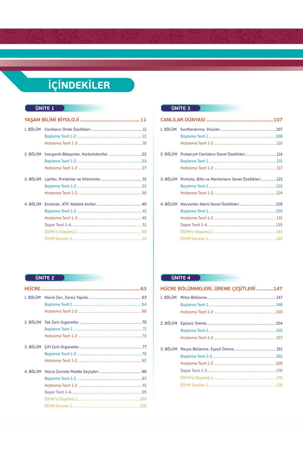 TYT Başlıyorum Serisi Biyoloji – Soru Bankası