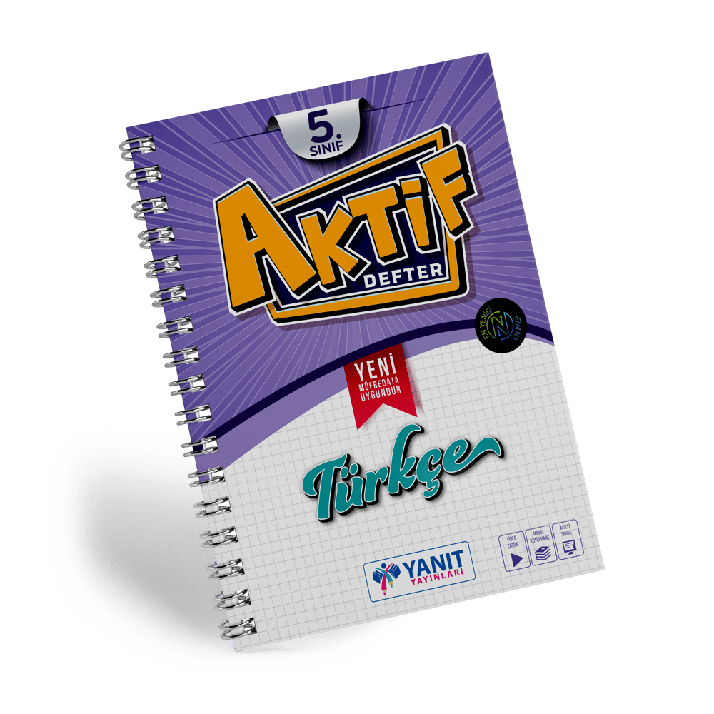Yanıt Yayınları 5. Sınıf Türkçe Aktif Defter