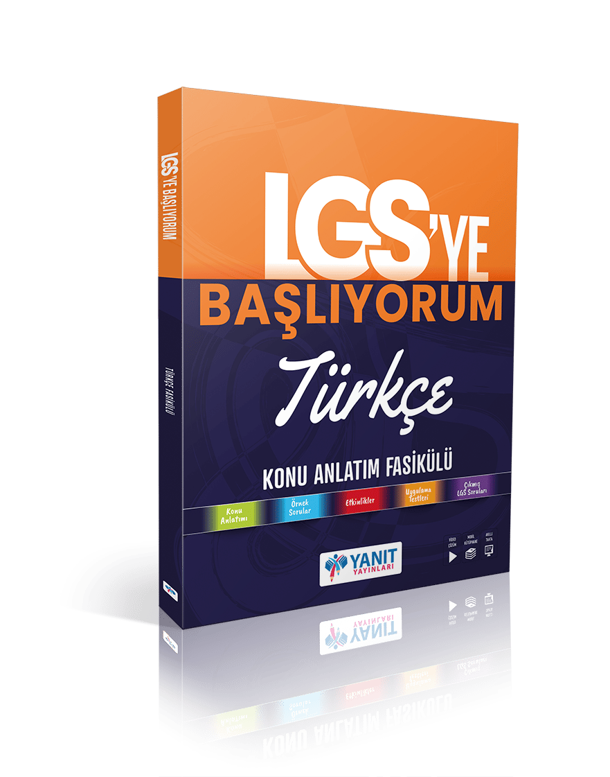 Yanıt Yayınları LGS'ye Başlıyorum Türkçe Konu Anlatım Fasikülü