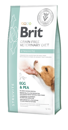 Brit Veterinary Diet Sutrivit Taşları Ve İdrar Yolu Rahasızlıkları Olan Köpekler İçin, Tahılsız, Tavuk Etli Ve Bezelyeli Kuru Mama 12 kg