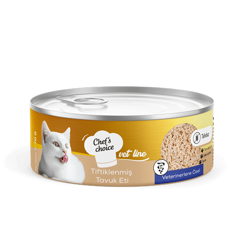 Chefs Choice Vet Line Tiftiklenmiş Tavuk Etli Yaş Kedi Maması 70 gr