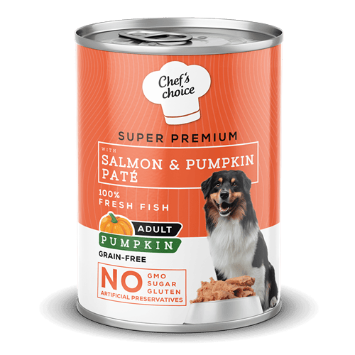 Chefs Choice Yetişkin Köpekler İçin, Tahılsız, Hipoalerjenik, Somon Balıklı Ve Balkabaklı Ezme 400 gr