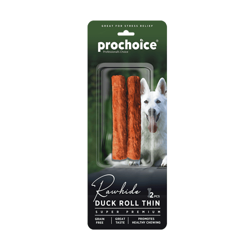Prochoice Duck Roll Thin, Ördek Derili Köpek Ödül Çubuğu 2 parça