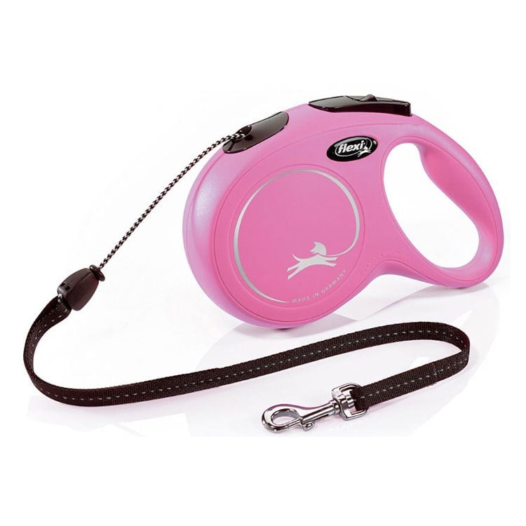 Flexi New Classic M Beden Pembe 8MT İpli Tasma