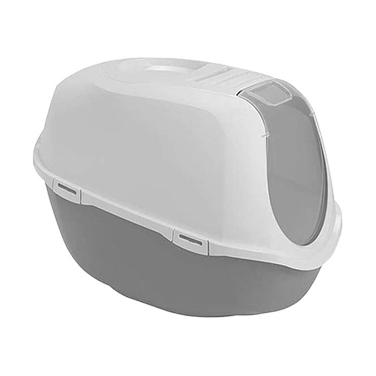 Moderna Mega Smart Kapalı Kedi Tuvaleti - Titanium 65 CM