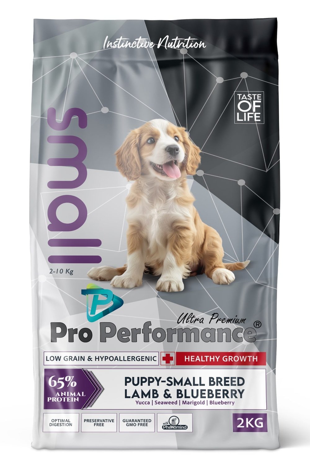 Pro Perf.Puppy Small Dog  Lamb & Blueberry 2 Kg