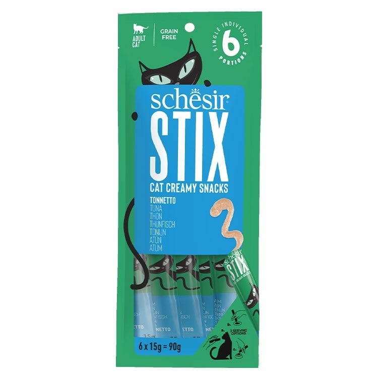 Schesir Stix Ton Balıklı Krem Ödül Maması 12x6x15g
