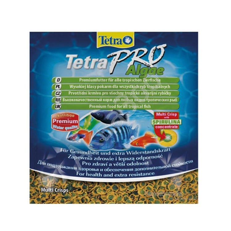 Tetra Pro Algae Crisps Otçul Balık Yemi - 12GR
