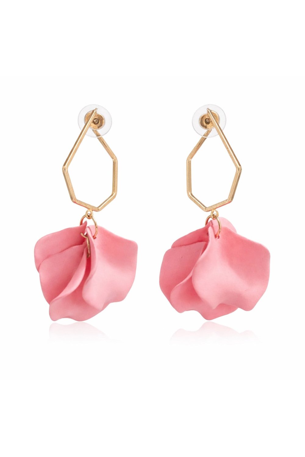 luxury style Pembe Renk bijuteri küpe