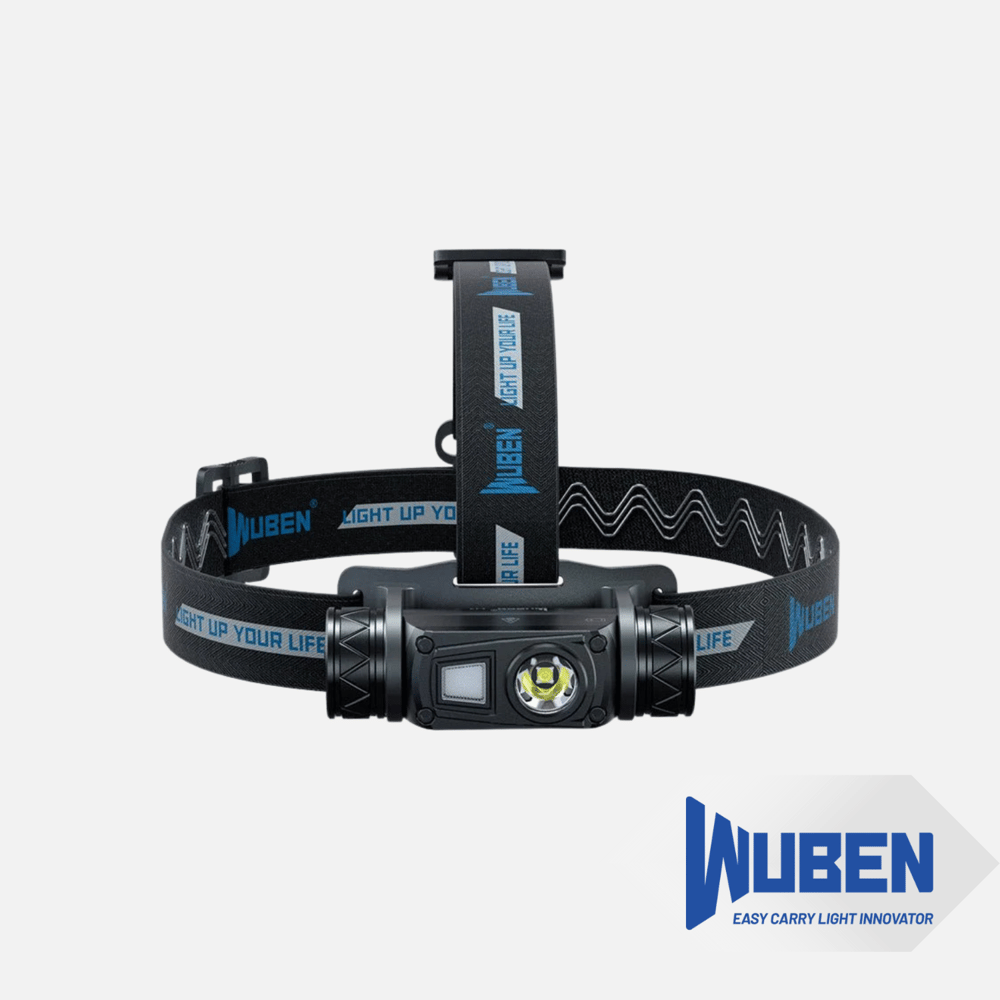 H1 1200 Lümen Şarj Edilebilir Outdoor Kafa Lambası – Kırmızı Işıklı & High CRI Yardımcı LED'li Kafa Feneri