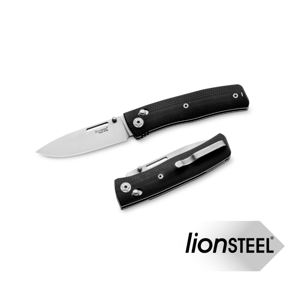 NiNi NN1GBK M390 Çelik Black G10 Full Handle Crossbar Lock Katlanır Cep Bıçağı
