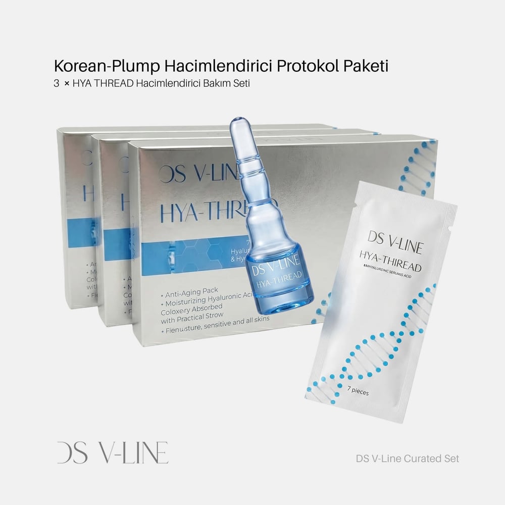 Korean-Plump Hacimlendirici Hyaluronik İp Tekniği