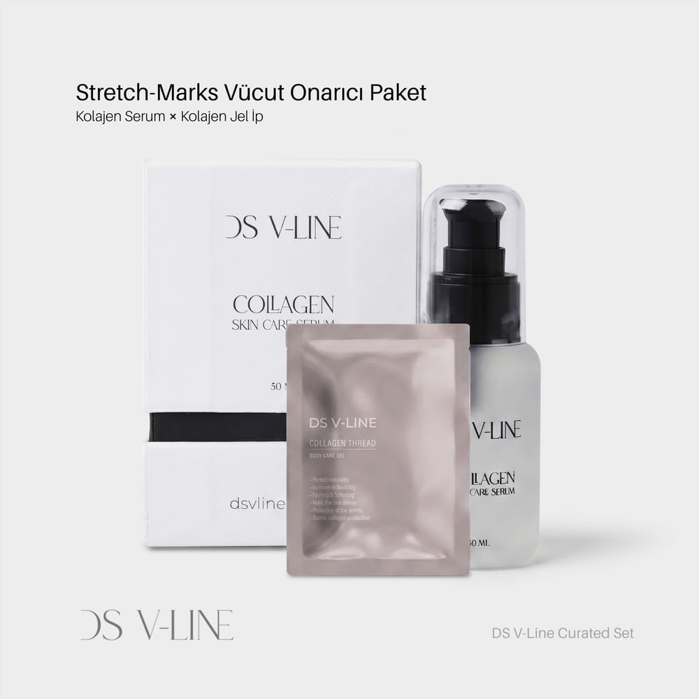 Stretch-Marks Vücut Onarıcı Kolajen İp Protokol Paketi