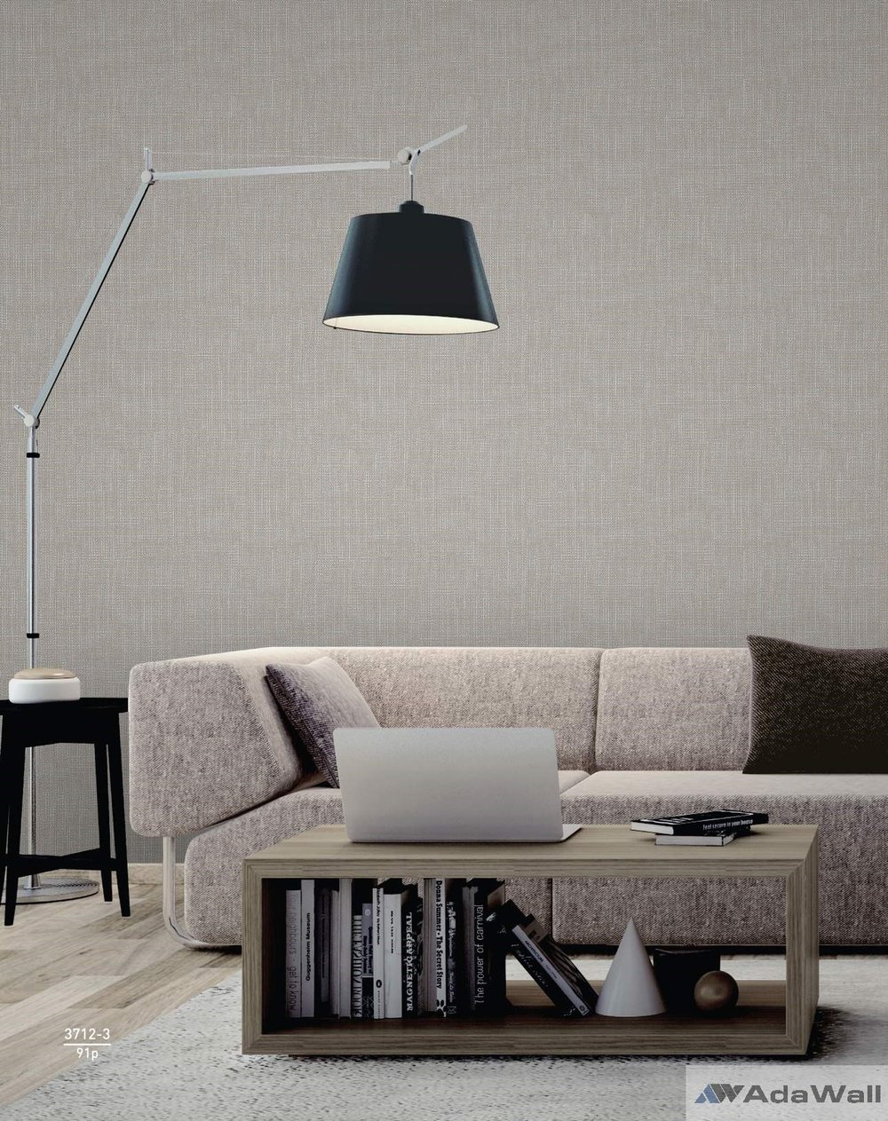 Adawall Alfa Düz Duvar Kağıdı 3712-3