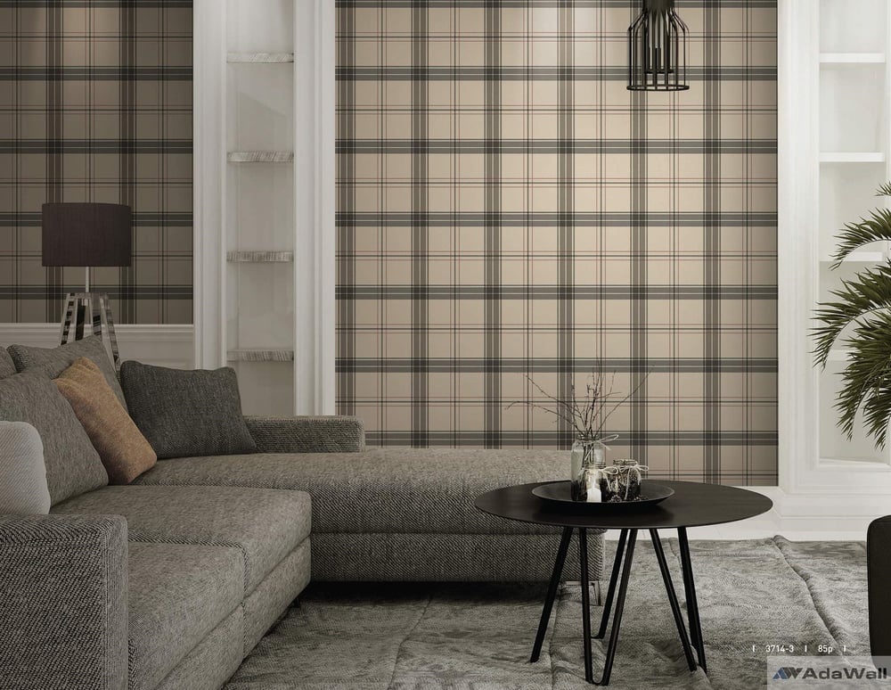 Adawall Alfa Burberry Desen Duvar Kağıdı 3714-3