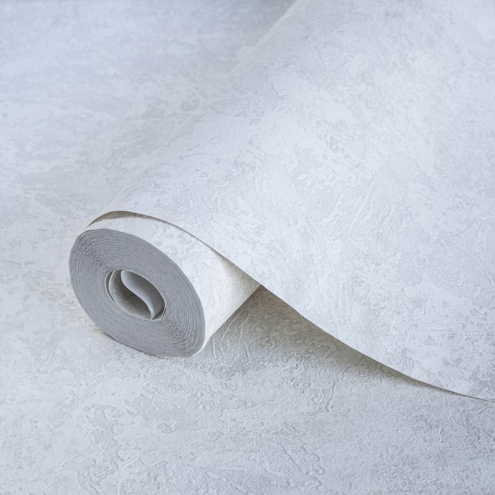 Adawall Beta 1108-1 Duvar Kağıdı Beyaz Sıva Desenli