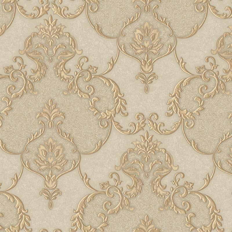 Adawall Dante 1403-5 Gold Bej Zarif Damask Duvar Kağıdı