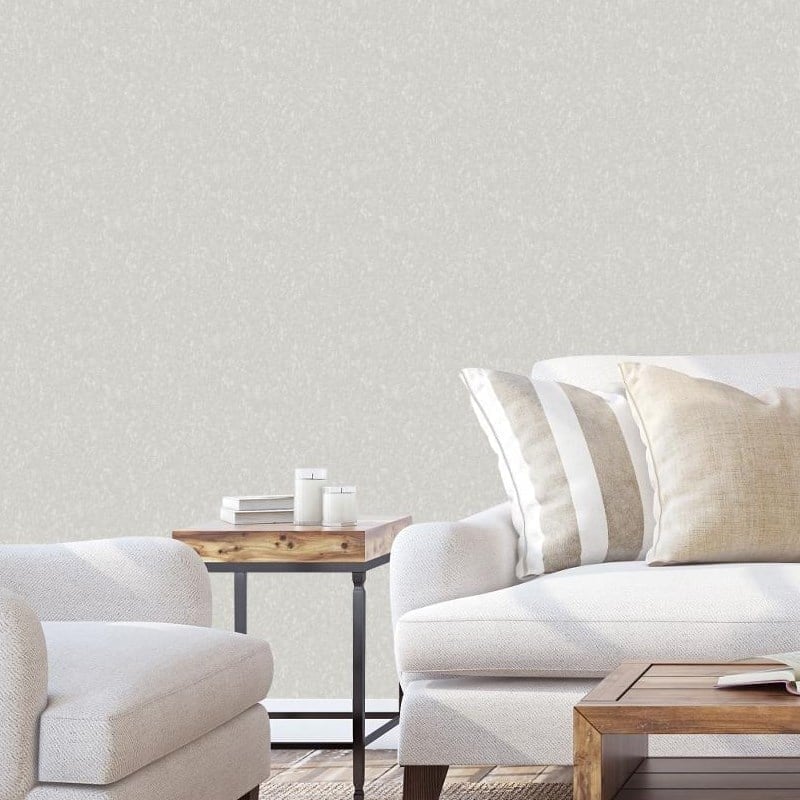 Adawall Dante 1408-3 Açık Gri Düz Dokulu Duvar Kağıdı