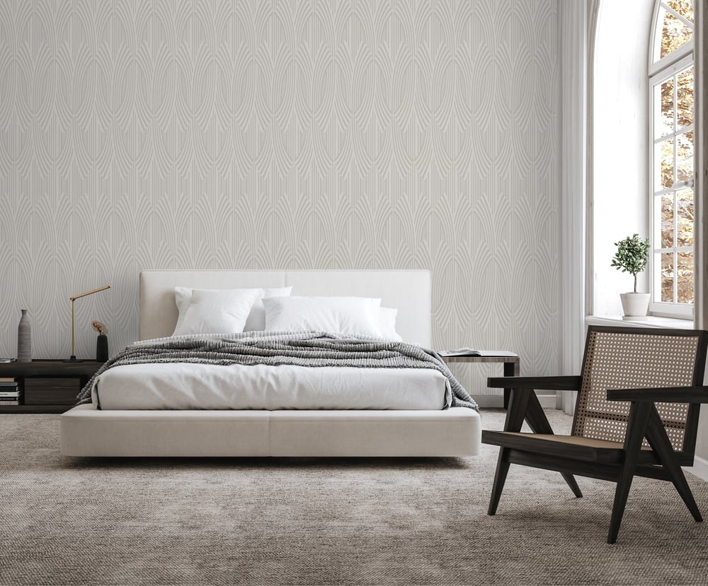Adawall Icon 24102-2 Kabartmalı Art Deco Duvar Kağıdı