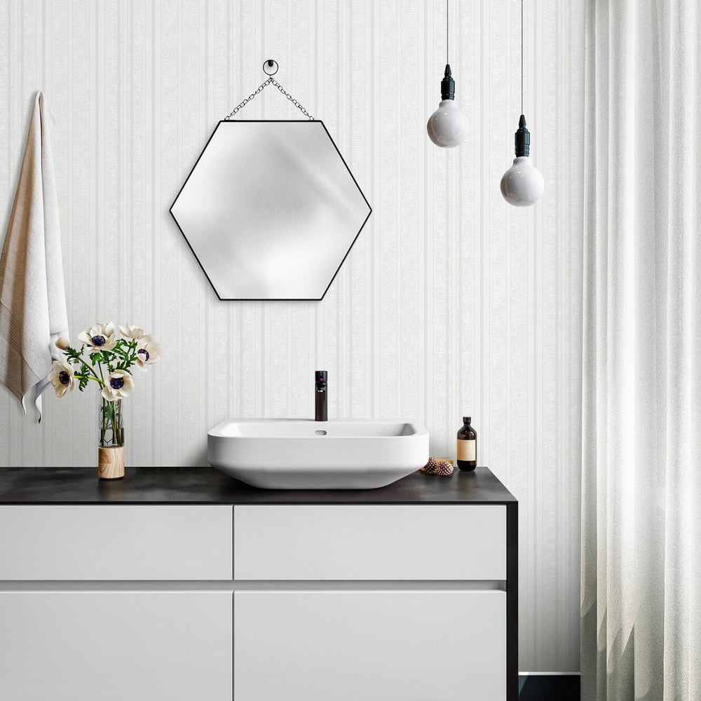 Adawall Octagon Çizgili Duvar Kağıdı 1208-1