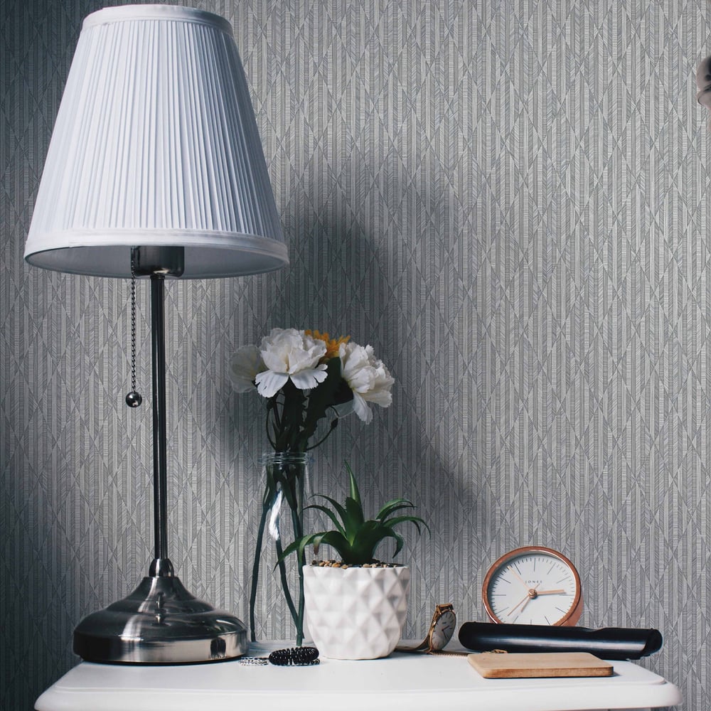 Adawall Omega Geometrik Desenli Duvar Kağıdı 23205-3