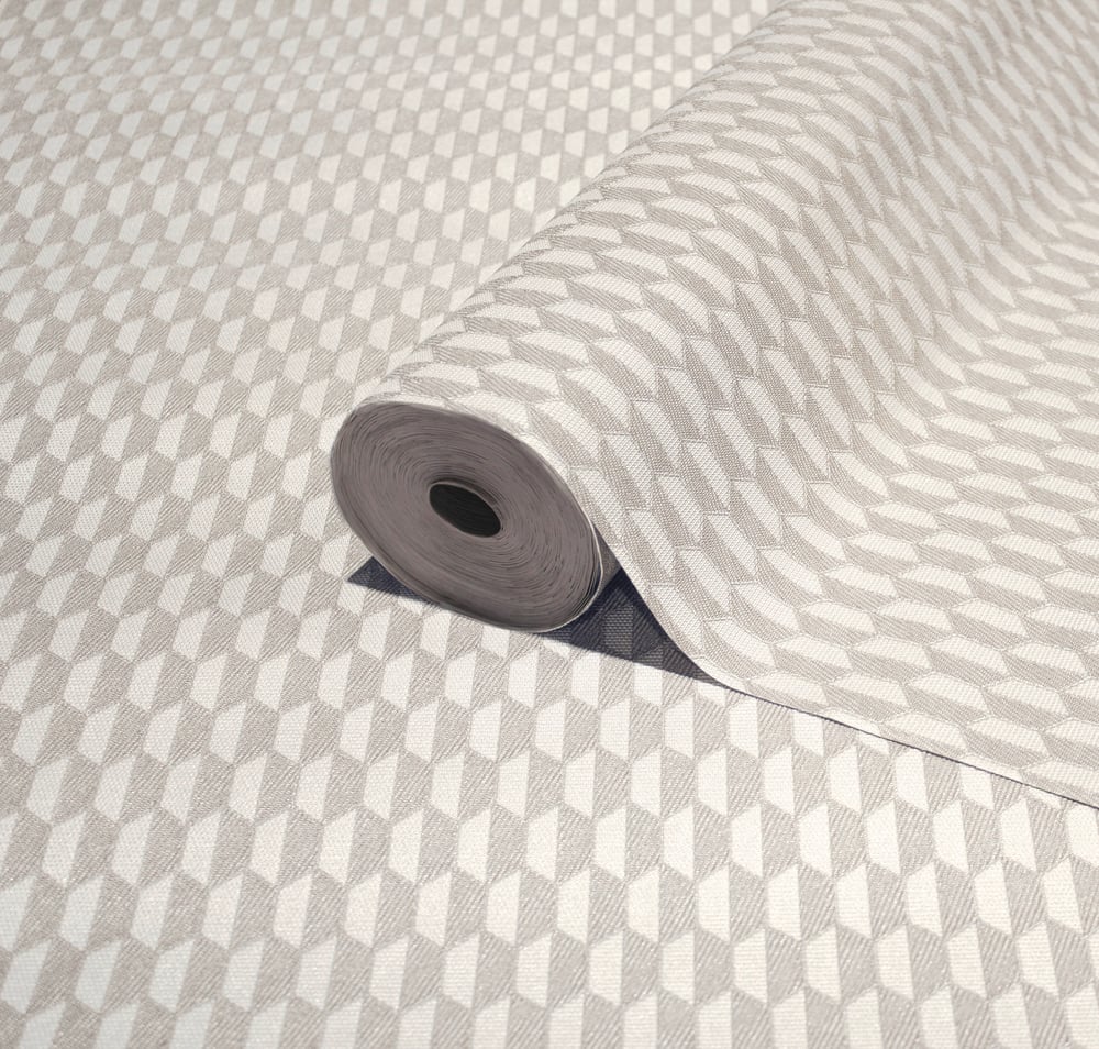 Adawall Omega Geometrik Desenli Duvar Kağıdı 23208-1
