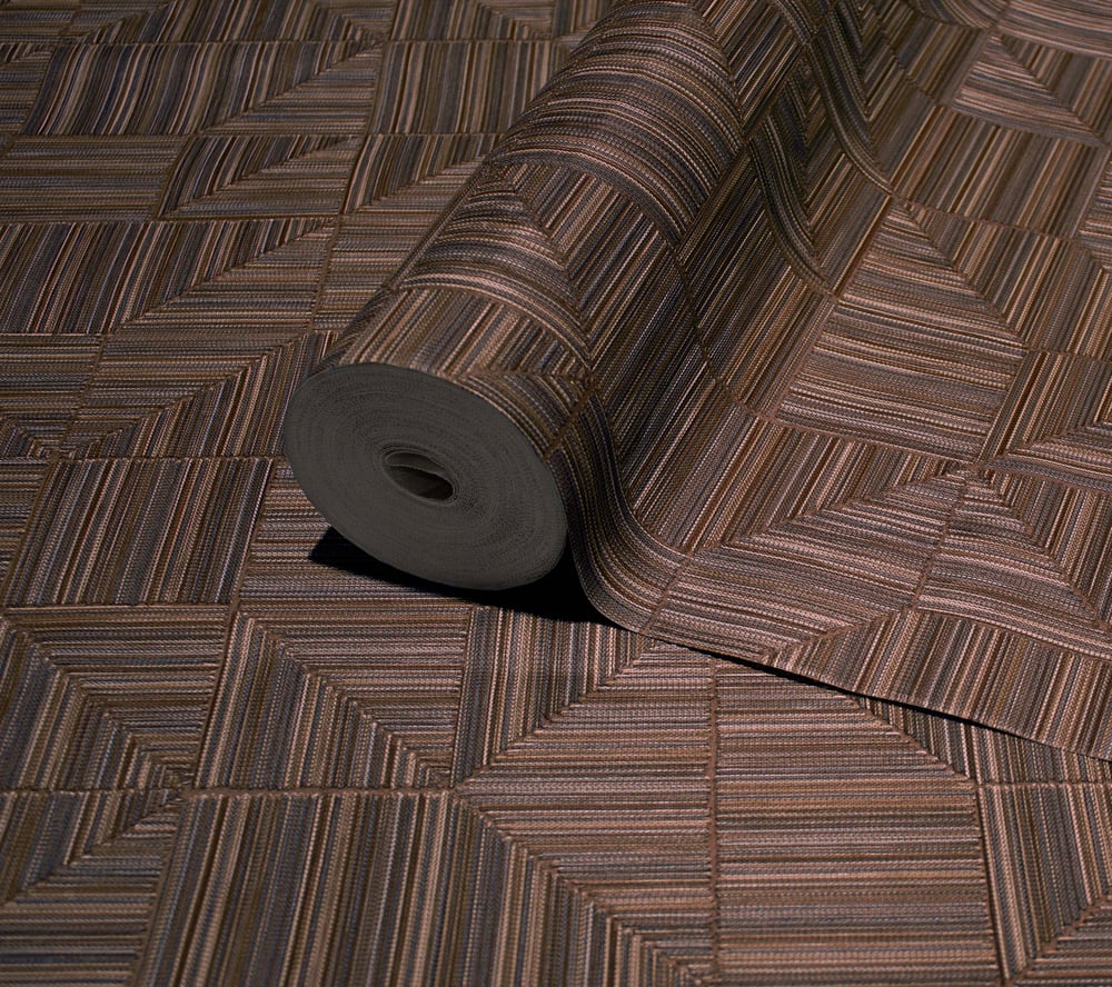 Adawall Omega Geometrik Desenli Duvar Kağıdı 23209-6