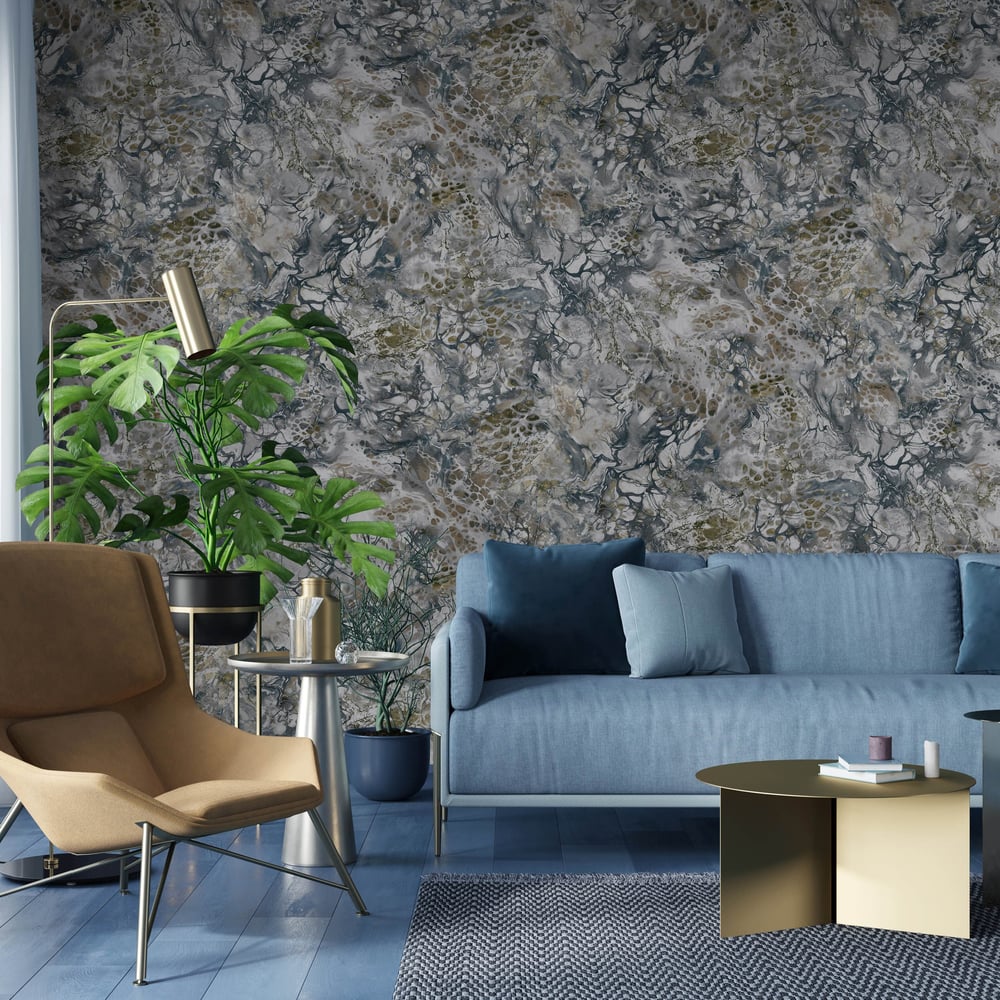 Adawall Roka Mermer Desenli Duvar Kağıdı 23101-5